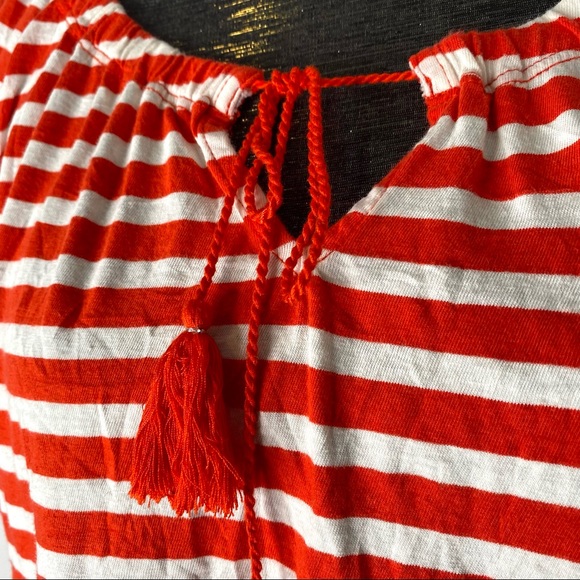 J. Crew Striped Peasant Top - Picture 3 of 11